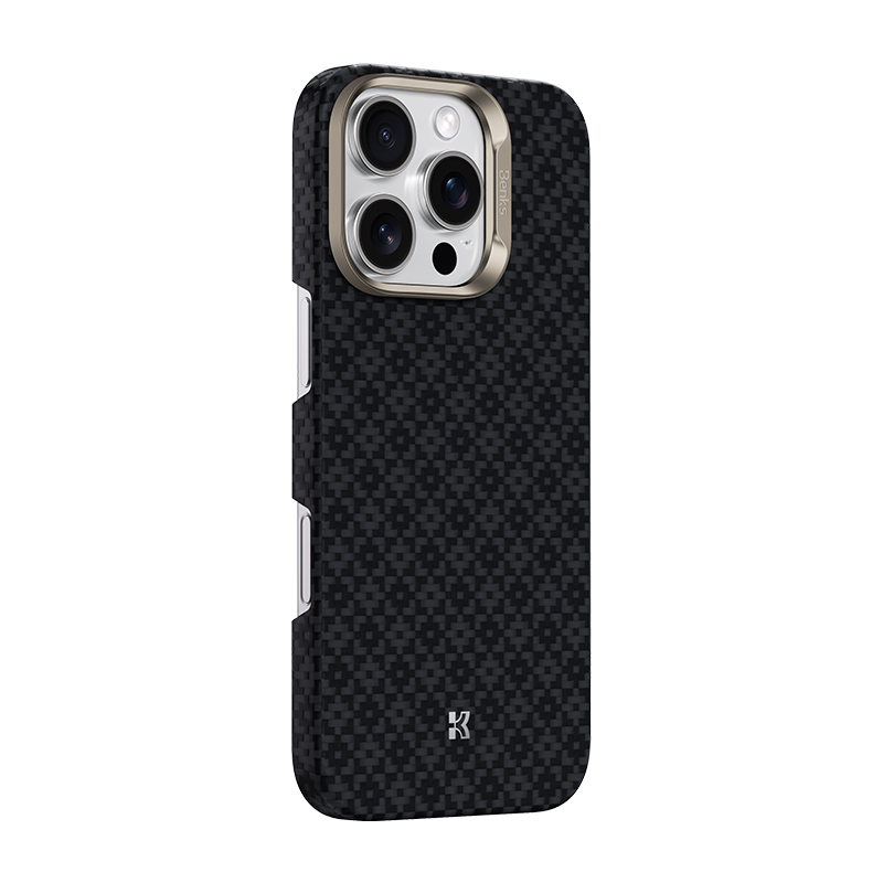 Apple iPhone 16 Pro Max Case M-Safe Charging Feature Benks ArmorAir ArmorGrid Series Kevlar Cover - 3