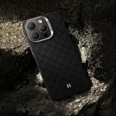 Apple iPhone 16 Pro Max Case M-Safe Charging Feature Benks ArmorAir ArmorGrid Series Kevlar Cover - 19