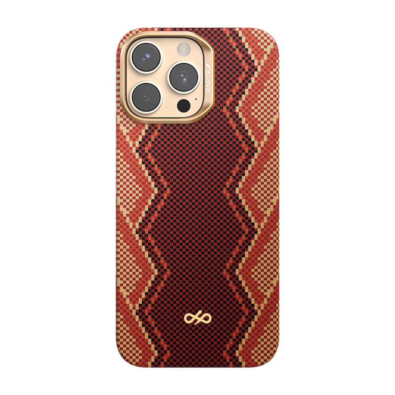 Apple iPhone 16 Pro Max Case M-safe Charging Feature Raptic Aramid Skin Bionic Series Cover - 2
