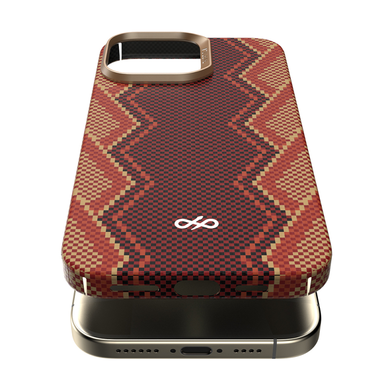 Apple iPhone 16 Pro Max Case M-safe Charging Feature Raptic Aramid Skin Bionic Series Cover - 4