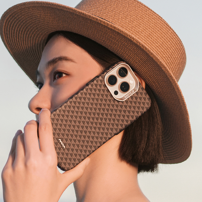 Apple iPhone 16 Pro Max Case M-safe Charging Feature Raptic Aramid Skin Origin Series Cover - 16