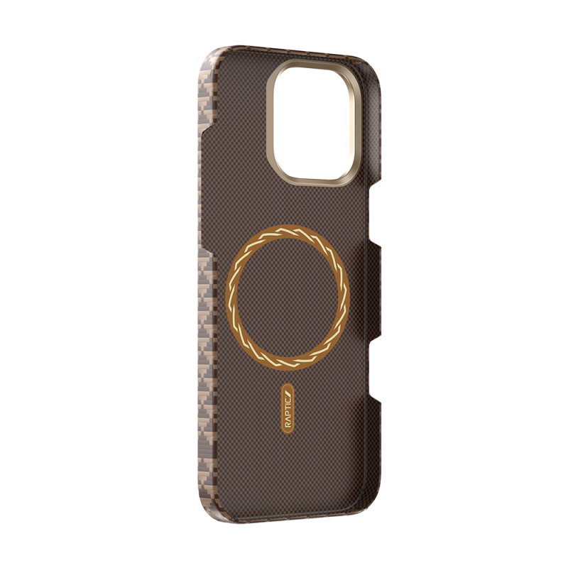 Apple iPhone 16 Pro Max Case M-safe Charging Feature Raptic Aramid Skin Origin Series Cover - 6