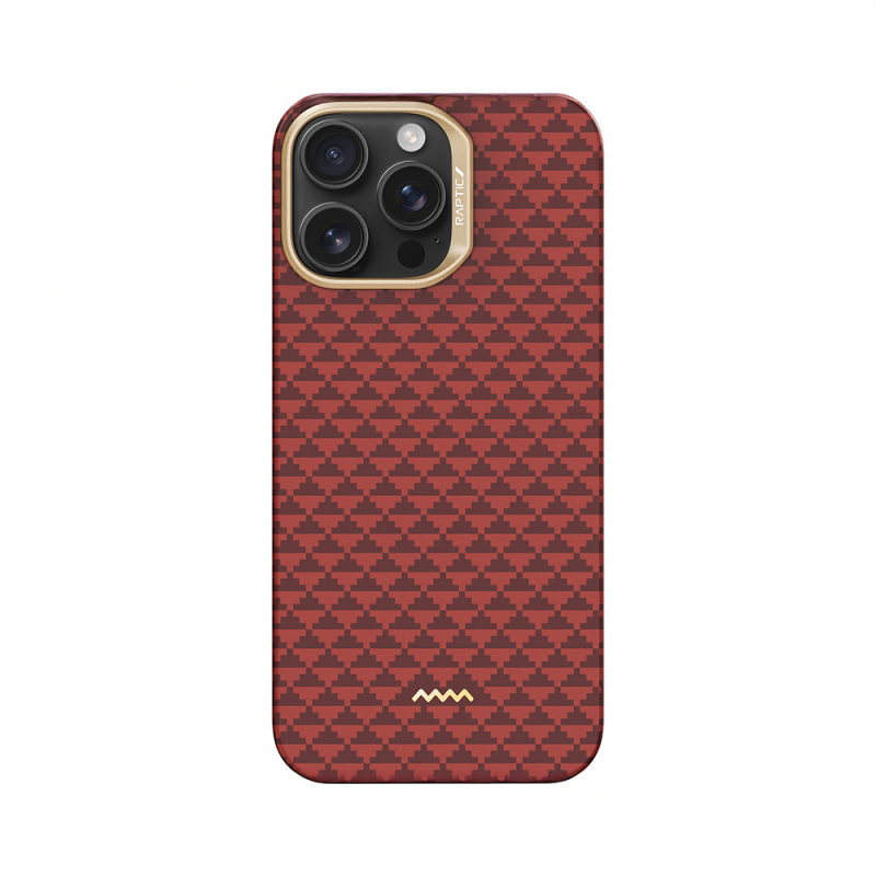 Apple iPhone 16 Pro Max Case M-safe Charging Feature Raptic Aramid Skin Origin Series Cover - 8