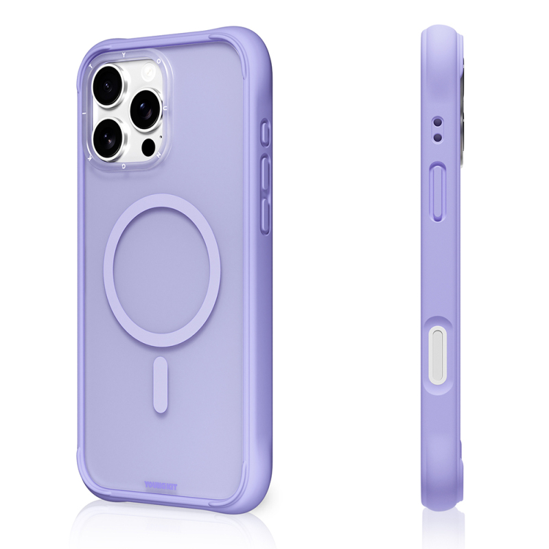 Apple iPhone 16 Pro Max Case M-safe Charging Feature Youngkit Macaroon Series Cover - 12