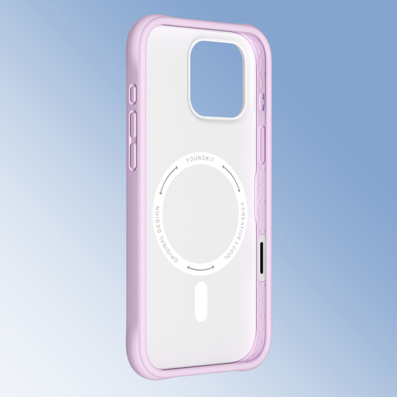 Apple iPhone 16 Pro Max Case M-safe Charging Feature Youngkit Macaroon Series Cover - 29