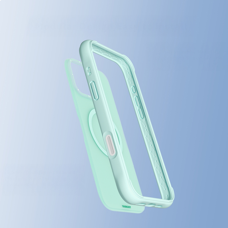 Apple iPhone 16 Pro Max Case M-safe Charging Feature Youngkit Macaroon Series Cover - 35