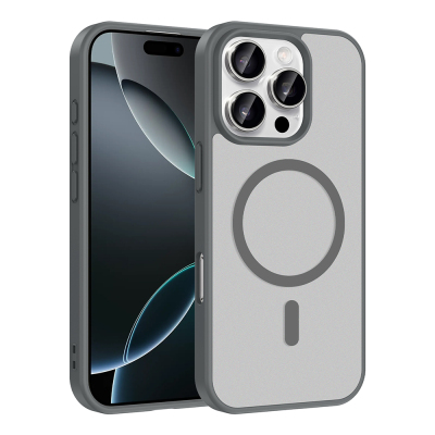 Apple iPhone 16 Pro Max Case M-safe Charging Feature Zore Ballet Flat Cover - 4