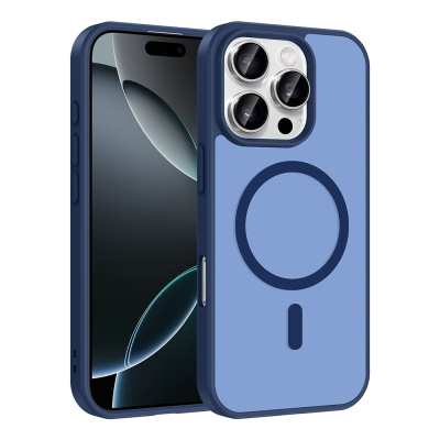 Apple iPhone 16 Pro Max Case M-safe Charging Feature Zore Ballet Flat Cover - 6