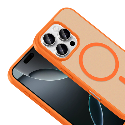 Apple iPhone 16 Pro Max Case M-safe Charging Feature Zore Ballet Flat Cover - 19