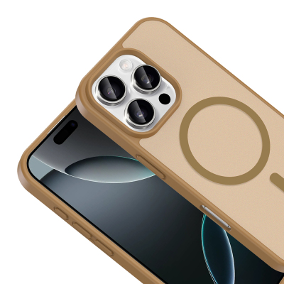 Apple iPhone 16 Pro Max Case M-safe Charging Feature Zore Ballet Flat Cover - 20