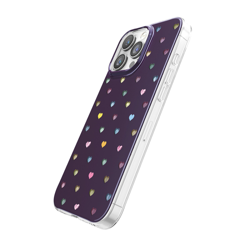 Apple iPhone 16 Pro Max Case M-Safe Charging Feature Zore Paris Axen Hard PC Cover - 5