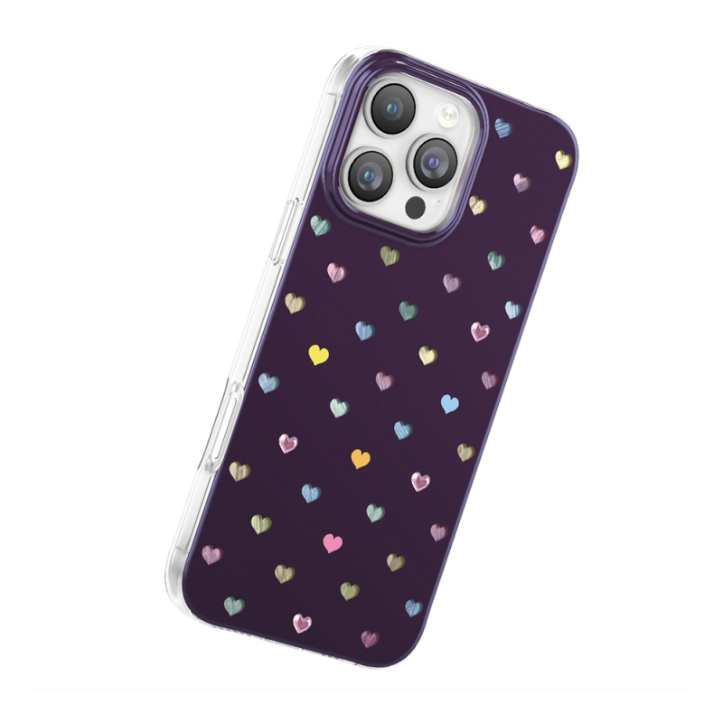 Apple iPhone 16 Pro Max Case M-Safe Charging Feature Zore Paris Axen Hard PC Cover - 8