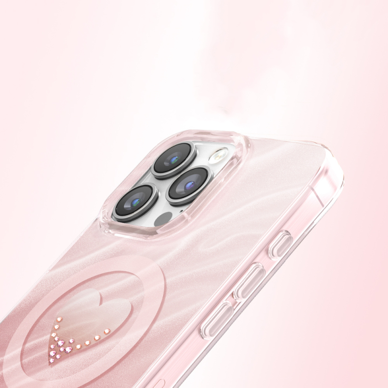 Apple iPhone 16 Pro Max Case M-Safe Charging Feature Zore Paris Rovix Hard PC Cover - 14