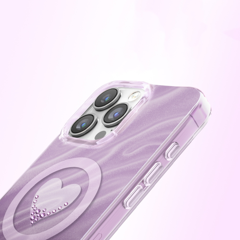 Apple iPhone 16 Pro Max Case M-Safe Charging Feature Zore Paris Rovix Hard PC Cover - 22