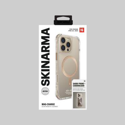 Apple iPhone 16 Pro Max Case Magsafe Charging Featured Airbag Transparent SkinArma Saido Prime Cover - 13