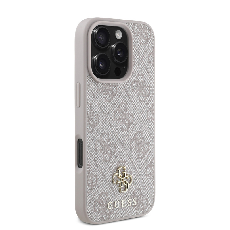 Apple iPhone 16 Pro Max Case Magsafe Charging Featured Guess Original Licensed Small 4G Classic Cover - 18