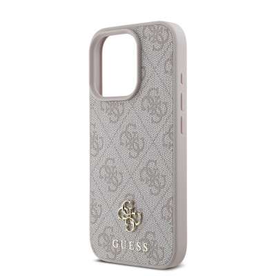 Apple iPhone 16 Pro Max Case Magsafe Charging Featured Guess Original Licensed Small 4G Classic Cover - 20