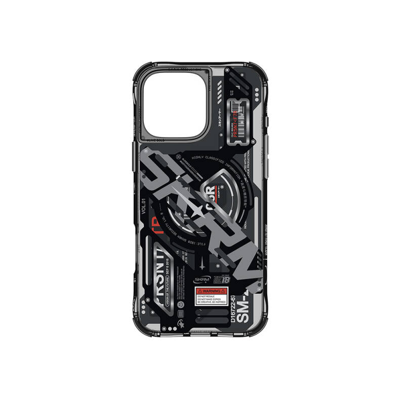 Apple iPhone 16 Pro Max Case Magsafe Charging Featured Layered Machine Themed SkinArma Ekho Cover - 6