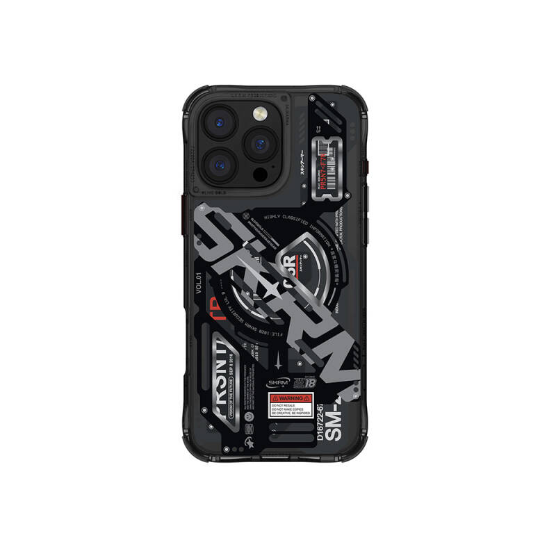 Apple iPhone 16 Pro Max Case Magsafe Charging Featured Layered Machine Themed SkinArma Ekho Cover - 3