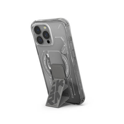 Apple iPhone 16 Pro Max Case Magsafe Charging Featured Skinarma Helio Cover Technology Patterned Stand - 7