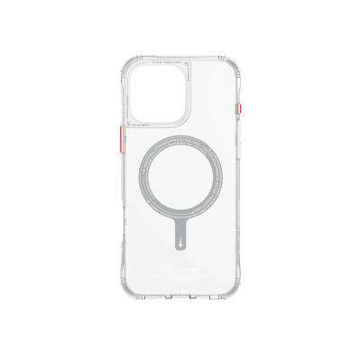 Apple iPhone 16 Pro Max Case Magsafe Charging Featured Transparent Airbag Designed Skinarma Saido Cover - 3