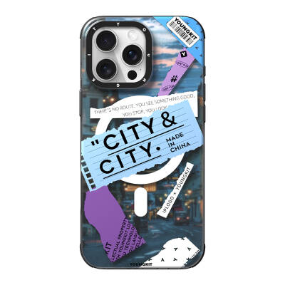 Apple iPhone 16 Pro Max Case Magsafe Charging Featured YoungKit A-City Series Cover - 4