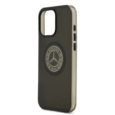 Apple iPhone 16 Pro Max Case Mercedes Benz Original Licensed M-Safe Charging Feature Frosted PC Nostalgic Star Design Cover - 7