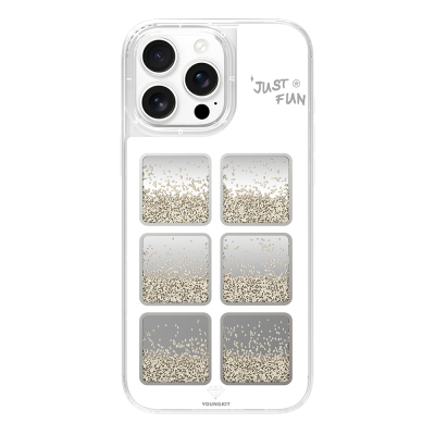 Apple iPhone 16 Pro Max Case Mirrored and Beaded Design Youngkit Spirit Series Cover - 2