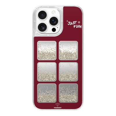 Apple iPhone 16 Pro Max Case Mirrored and Beaded Design Youngkit Spirit Series Cover - 4
