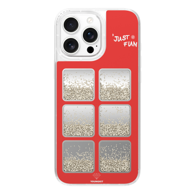 Apple iPhone 16 Pro Max Case Mirrored and Beaded Design Youngkit Spirit Series Cover - 3