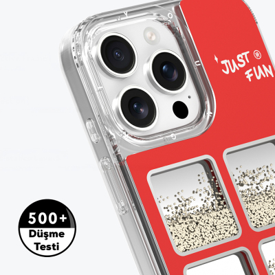 Apple iPhone 16 Pro Max Case Mirrored and Beaded Design Youngkit Spirit Series Cover - 9