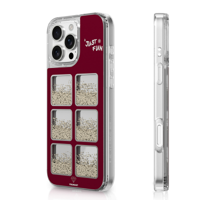 Apple iPhone 16 Pro Max Case Mirrored and Beaded Design Youngkit Spirit Series Cover - 6