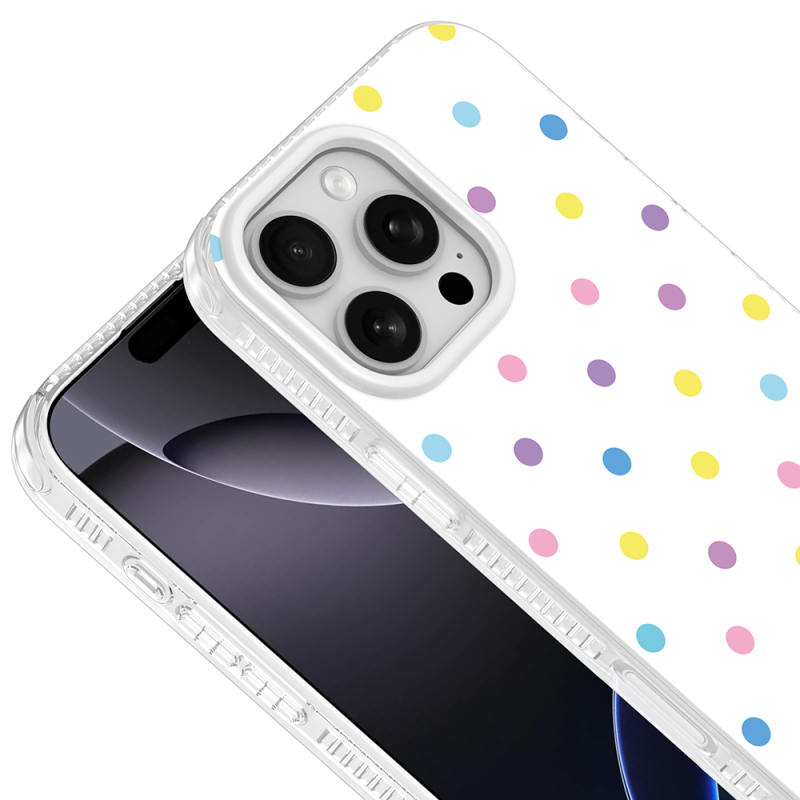 Apple iPhone 16 Pro Max Case with Airbag Design Zore Potik Hard PC Cover - 10
