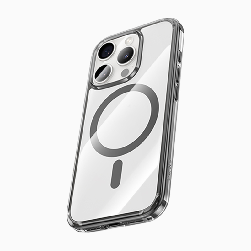 Apple iPhone 16 Pro Max Case with M-safe Charging Feature, Airbag, Transparent, Benks LucentPro Series Cover - 1