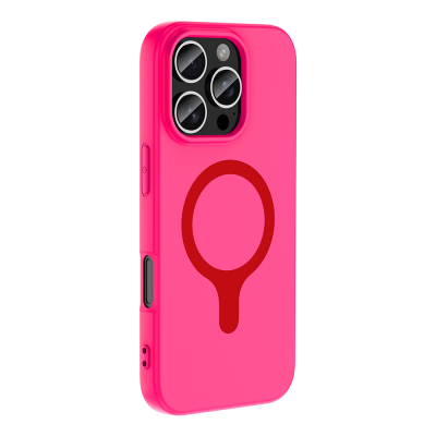 Apple iPhone 16 Pro Max Case with M-Safe Charging Feature - Zore Aris Silicone Cover - 6