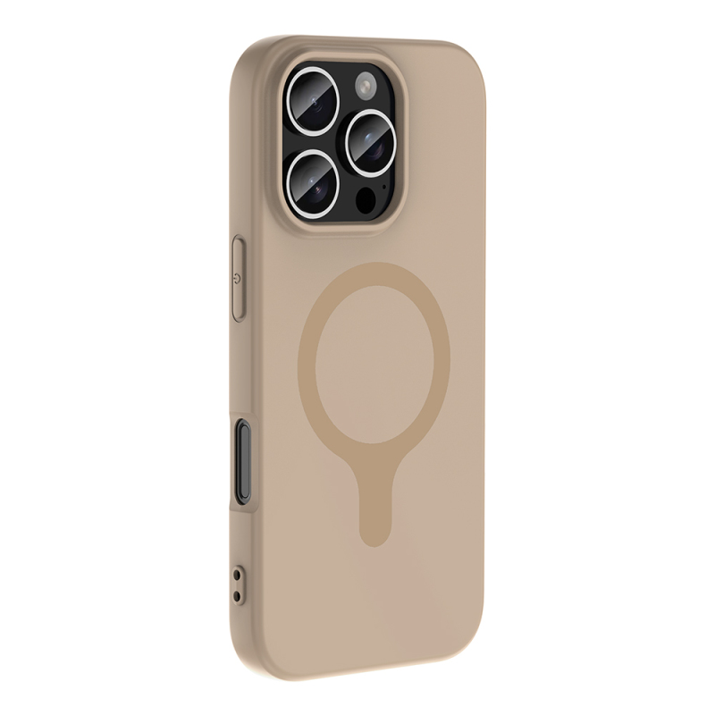 Apple iPhone 16 Pro Max Case with M-Safe Charging Feature - Zore Aris Silicone Cover - 15