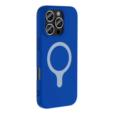 Apple iPhone 16 Pro Max Case with M-Safe Charging Feature - Zore Aris Silicone Cover - 19