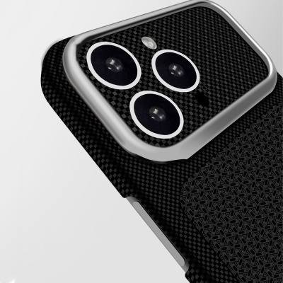 Apple iPhone 16 Pro Max Case with M-Safe Charging Feature, Zore Paris Nexel Hard PC Cover - 11