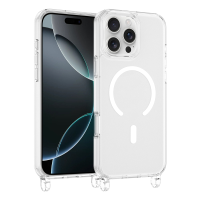 Apple iPhone 16 Pro Max Case with M-safe Charging Feature Zore X-Rop Cover - 1