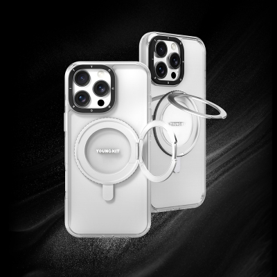 Apple iPhone 16 Pro Max Case with M-safe Charging Stand and Action Button Youngkit Pivot Series Cover - 6