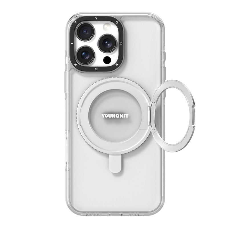 Apple iPhone 16 Pro Max Case with M-safe Charging Stand and Action Button Youngkit Pivot Series Cover - 2