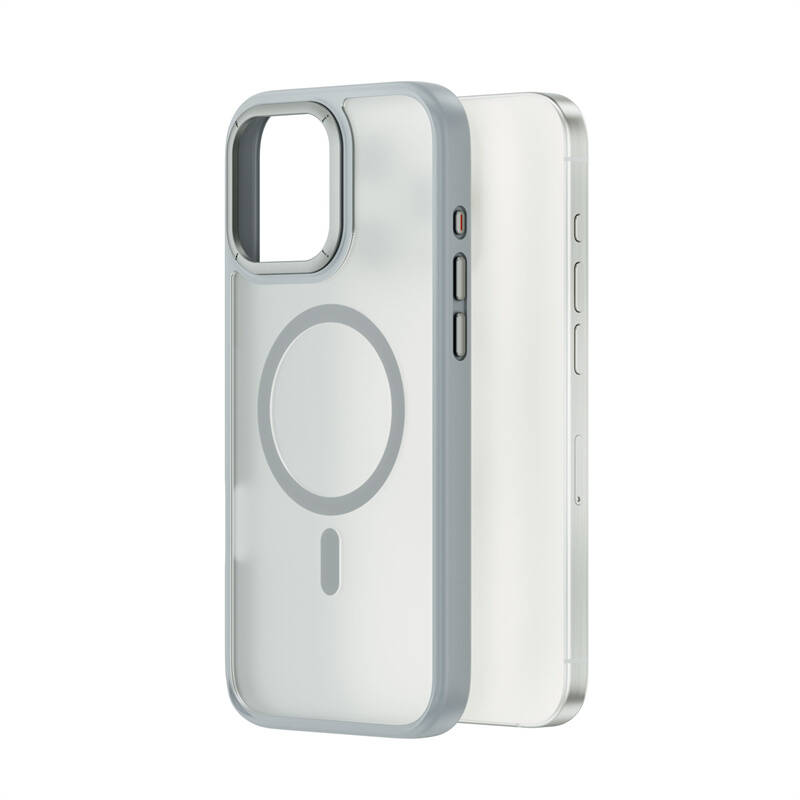 Apple iPhone 16 Pro Max Case Wiwu FGG-012 ArmorPro Series Magsafe Charging Featured Fingerprint-Free Case - 6