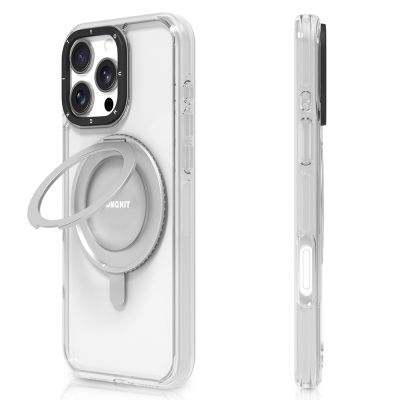 Apple iPhone 16 Pro Max Case Youngkit Pivot Series Cover with Magsafe Charging Feature and Finger Ring Stand - 1