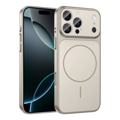 Apple iPhone 16 Pro Max Case Zore M-Safe Charging Camera Protection Formen Cover - 5