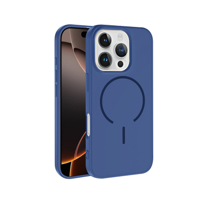 Apple iPhone 16 Pro Max Case Zore Meta Cover with M-safe Charging Feature - 8