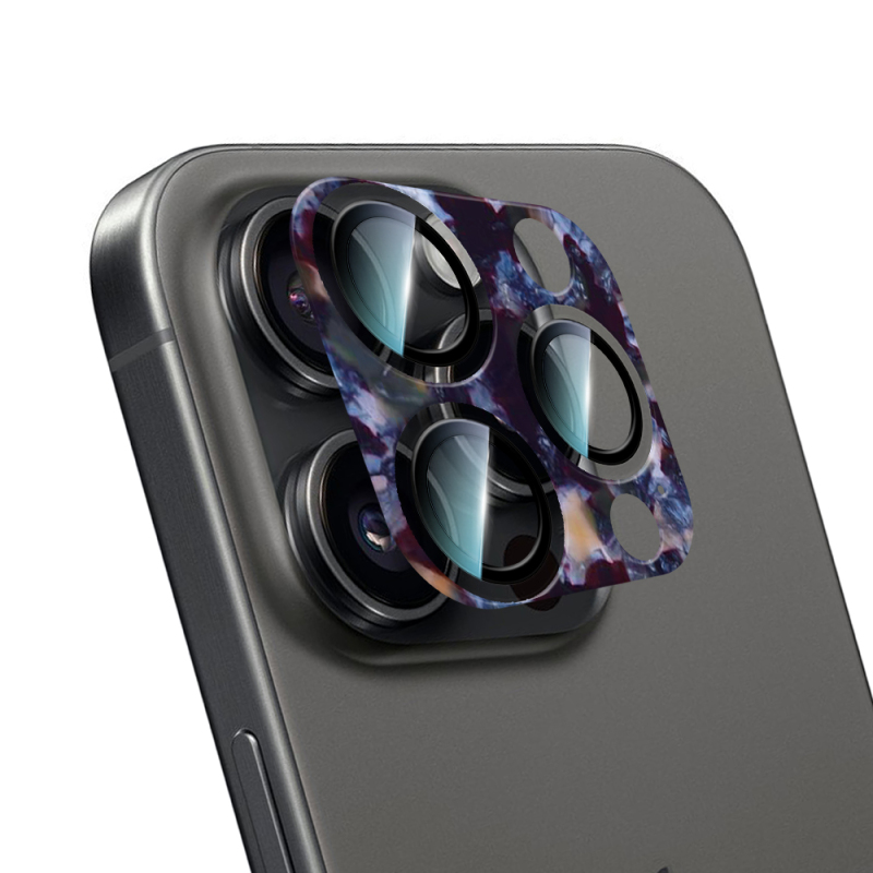 Apple iPhone 16 Pro Max CaseWorld Crystal Color Serisi Full Kamera Lens Koruyucu - 3