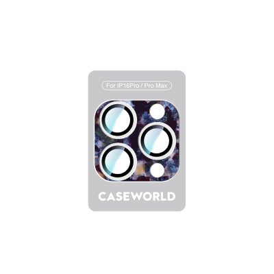 Apple iPhone 16 Pro Max CaseWorld Crystal Color Serisi Full Kamera Lens Koruyucu - 7