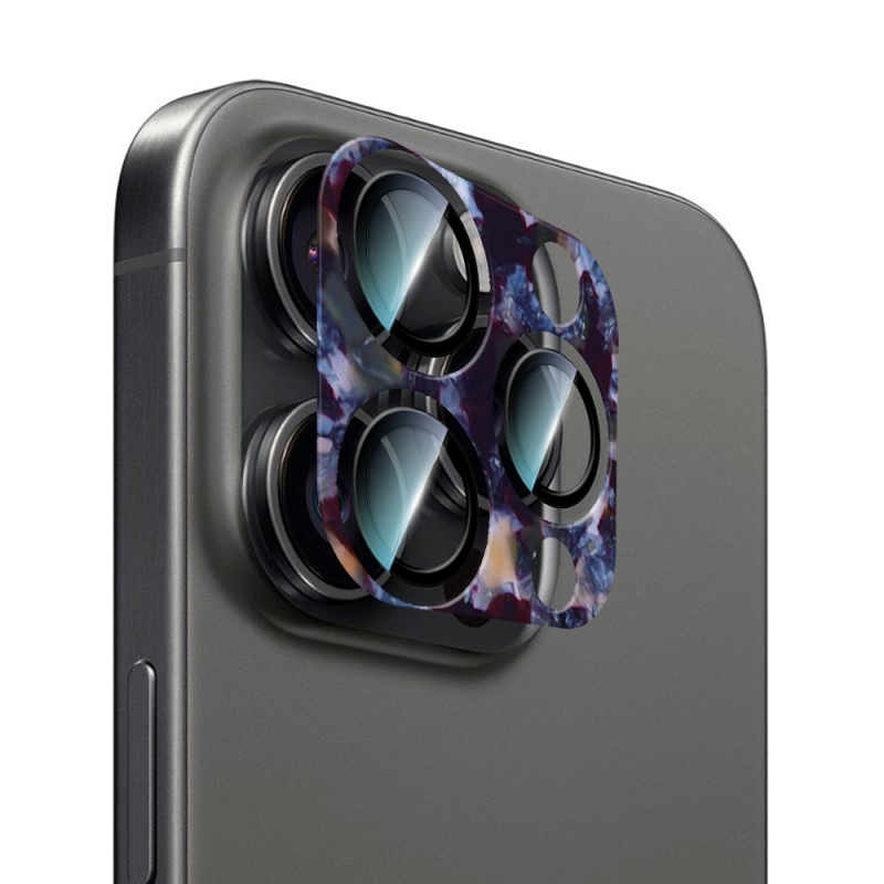Apple iPhone 16 Pro Max CaseWorld Crystal Color Serisi Full Kamera Lens Koruyucu - 1
