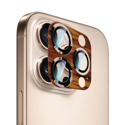 Apple iPhone 16 Pro Max CaseWorld Crystal Color Serisi Full Kamera Lens Koruyucu - 12