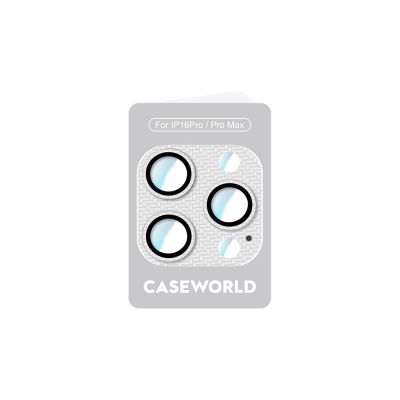 Apple iPhone 16 Pro Max CaseWorld Karbon Fiber Serisi Anti Reflective Ultra Clear Full Kamera Lens Koruyucu - 8